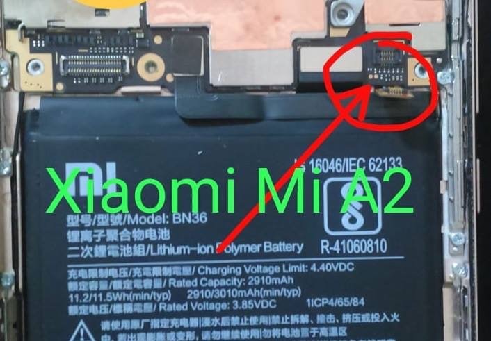 Xiaomi Mi A2 Test Point / EDL Point